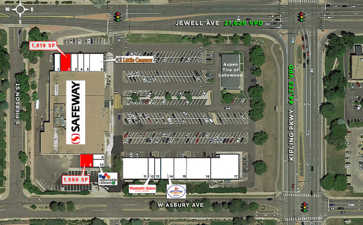 Pictures of Retail property located at SWC Kipling Parkway & Jewell Avenue, Lakewood, CO 80232 for sales - image #1