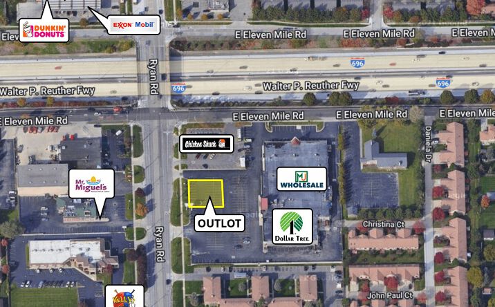 Pictures of Land property located at 26688 Ryan Road, Warren, MI 48091 for lease - image #1