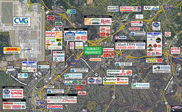 Pictures of Retail property located at 514 Commonwealth Ave, Erlanger, KY 41018 for sales - image #1