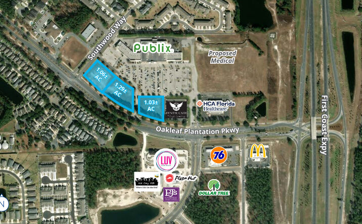 Pictures of Land property located at 1075 Oakleaf Plantation Pkwy, Orange Park, FL 32065 for lease - image #1