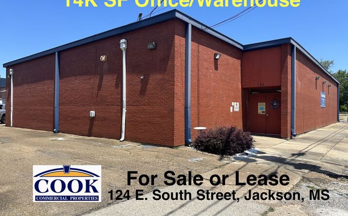 Pictures of Industrial, Office property located at 124 E South St, Jackson, MS 39201 for lease - image #1