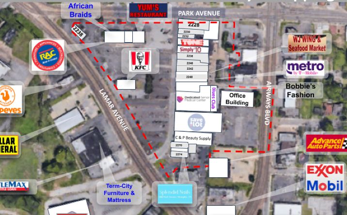 Pictures of Retail property located at 2234 Lamar Ave, Memphis, TN 38114 for lease - image #1