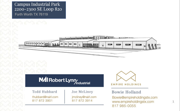 Pictures of Industrial property located at 2212 SE Loop 820, Fort Worth, TX 76140 for lease - image #1