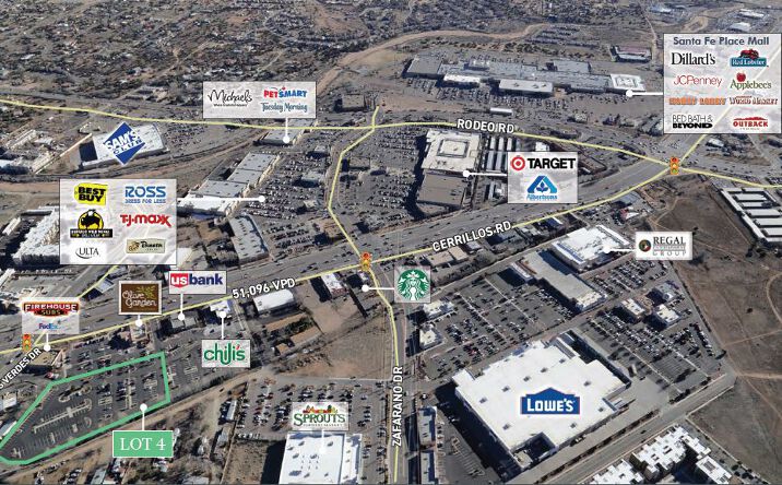 Pictures of Land, Retail property located at Cerrillos Rd, Santa Fe, NM 87507 for lease - image #1