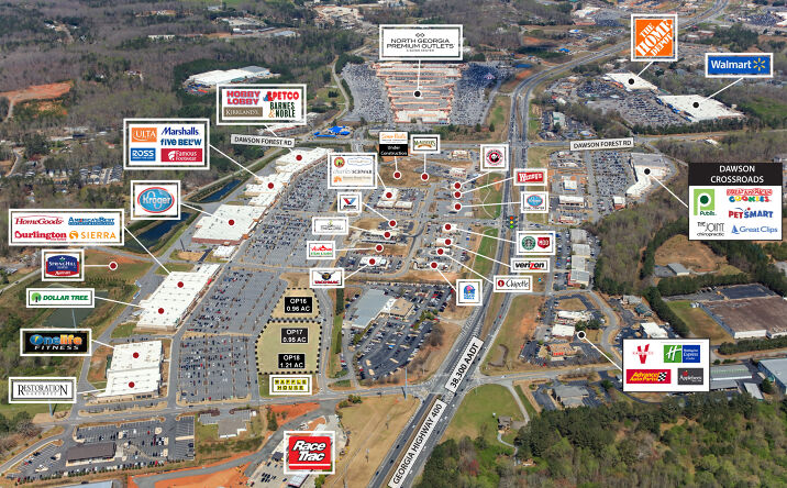 Pictures of Retail property located at 12 Dawson Mkt Wy, Dawsonville, GA 30534 for lease - image #1