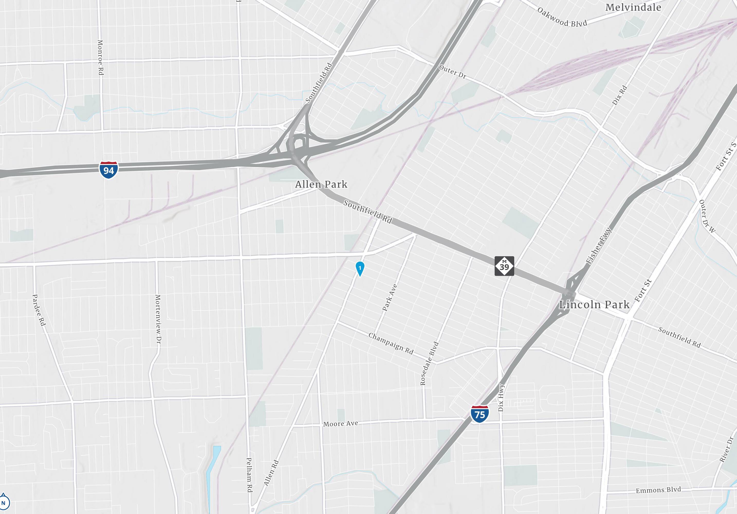 7445 Allen Rd, Allen Park, MI 48101