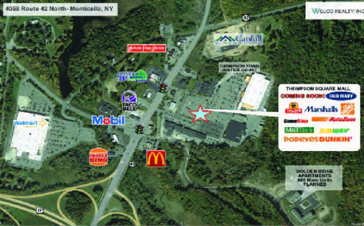Pictures of Retail property located at 4058 NY-42, Monticello, NY 12701 for lease - image #1
