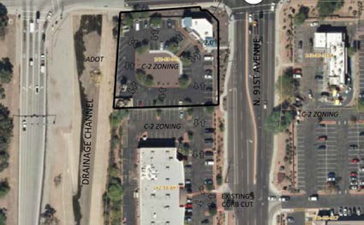 Pictures of Land property located at SWC 91st Avenue & Olive Avenue, Peoria, AZ 85345 for lease - image #1