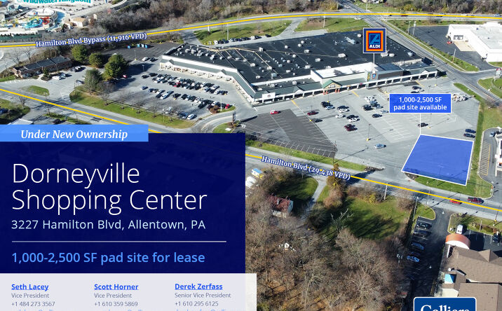 Pictures of Retail, Land property located at 3227 Hamilton Blvd, Allentown, PA 18104 for lease - image #1