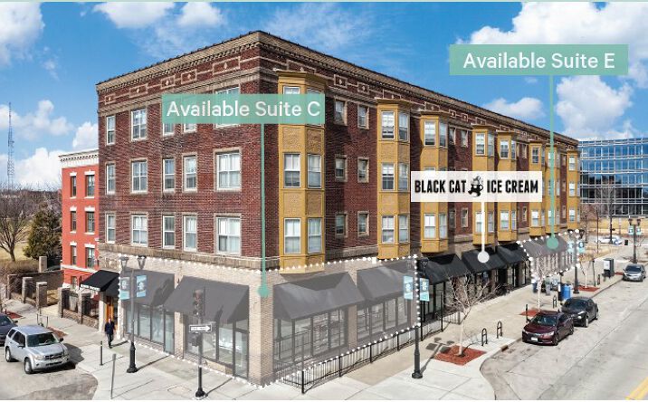 Pictures of Retail property located at 1301 Locust St, Des Moines, IA 50309 for lease - image #1