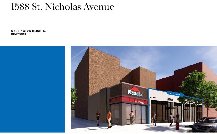 Pictures of Retail property located at 1588 St. Nicholas Avenue, Washington Heights, NY 10040 for lease - image #1