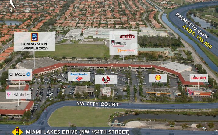 Pictures of Retail property located at 15410 NW 77th Ct, Miami Lakes, FL 33016 for lease - image #1