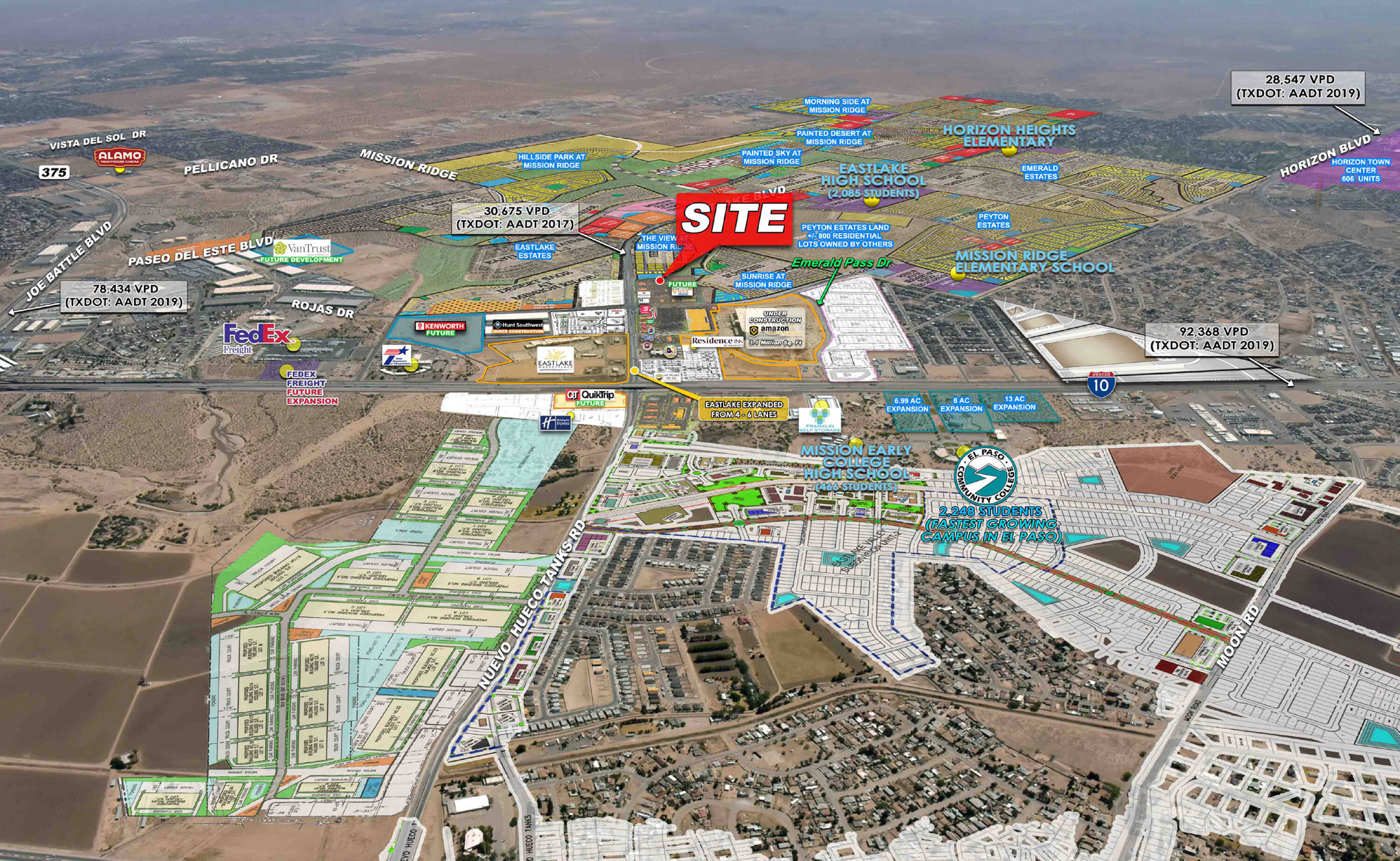 NEQ Eastlake & Rojas, Horizon City, TX 79928