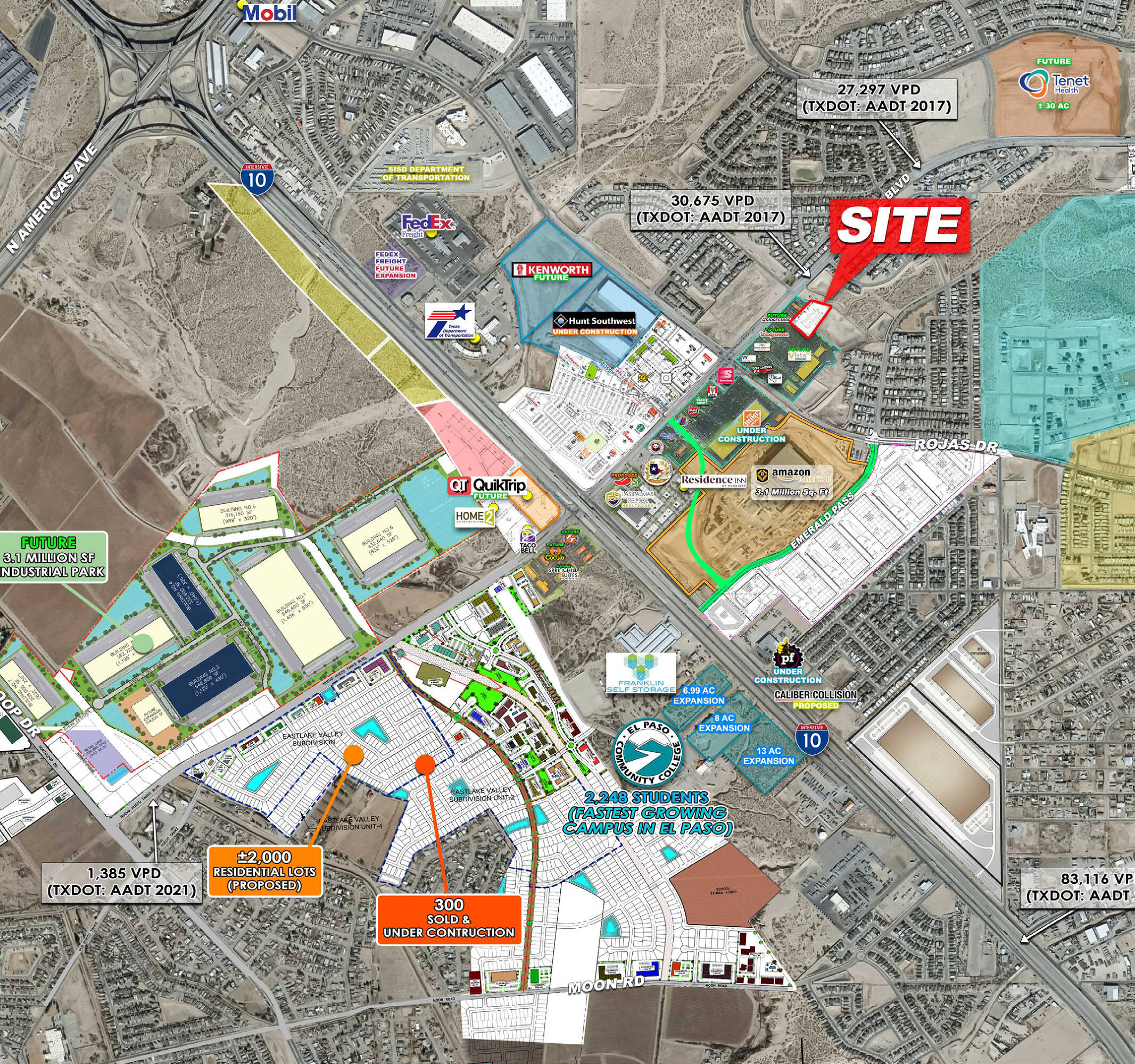 NEQ Eastlake & Rojas, Horizon City, TX 79928