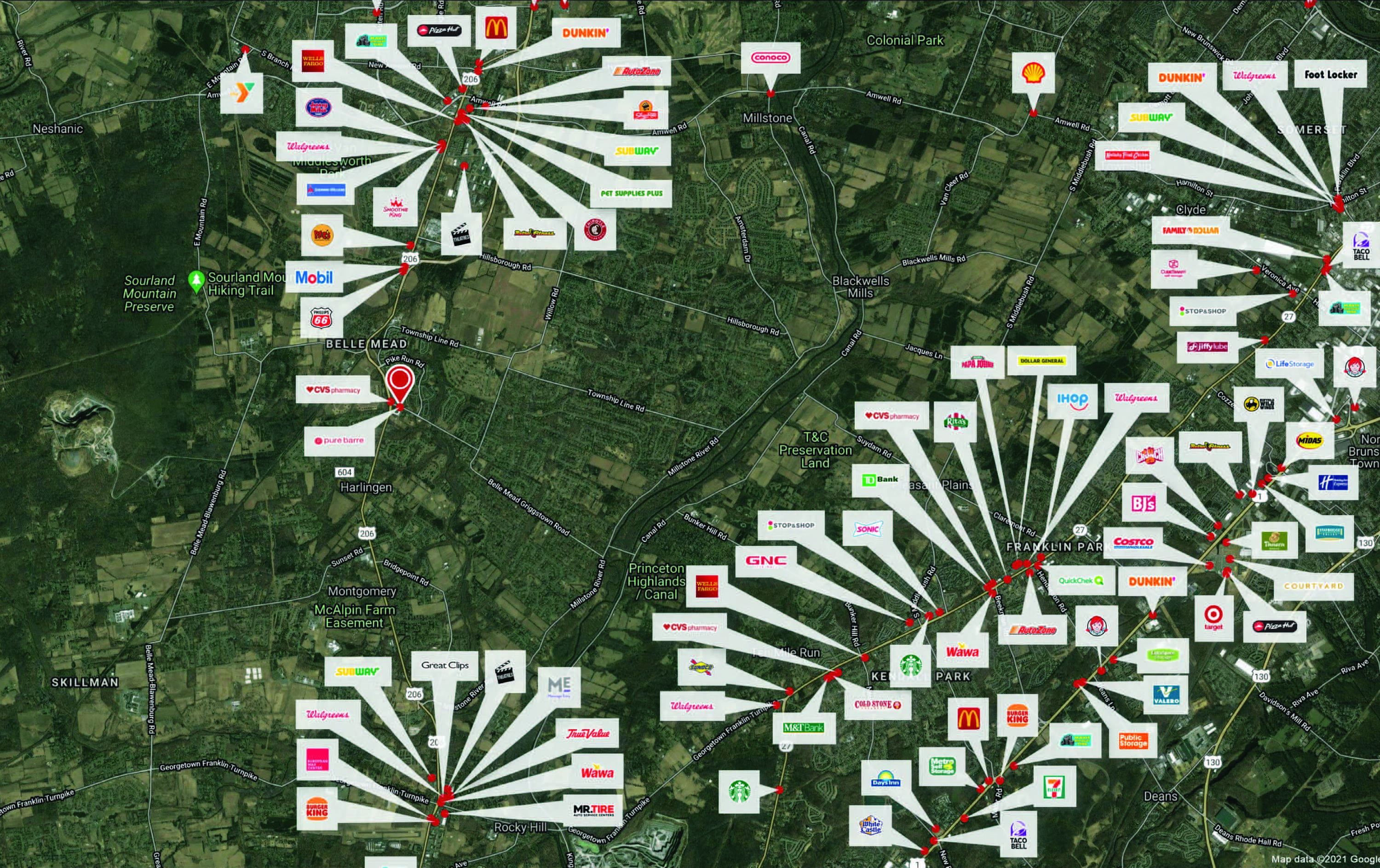 Belle Mead Griggstown Road & Rt. 206, Montgomery, NJ 08502