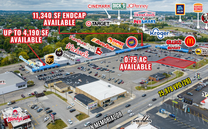 Pictures of Retail property located at 1203 N Memorial Dr, Lancaster, OH 43130 for lease - image #1