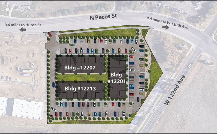 Pictures of Office property located at 12201-12213 Pecos Street, Denver, CO 80234 for lease - image #1