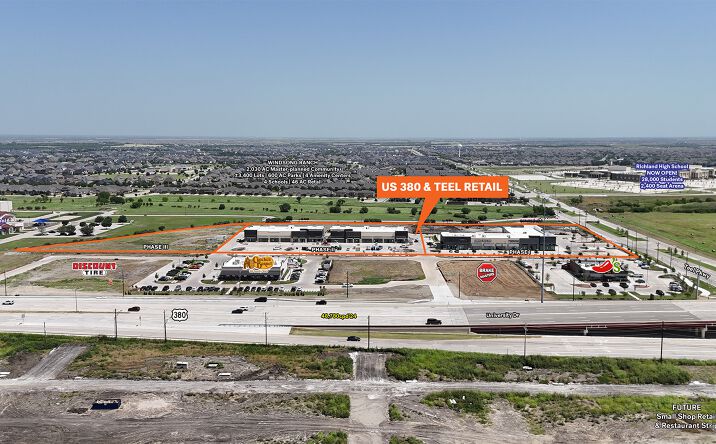 Pictures of Retail property located at NWC US 380 & Teel Parkway, Prosper, TX 75034 for lease - image #1