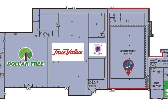 The Southbridge Mall Map