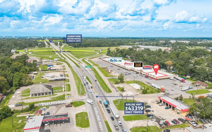 Pictures of Retail property located at 4325 Airline Hwy, Baton Rouge, LA 70811 for lease - image #1