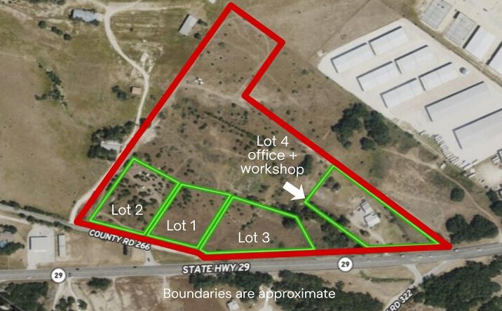 Pictures of Office, Industrial, Land property located at 19950 Texas 29, Liberty Hill, TX 78642 for lease - image #1