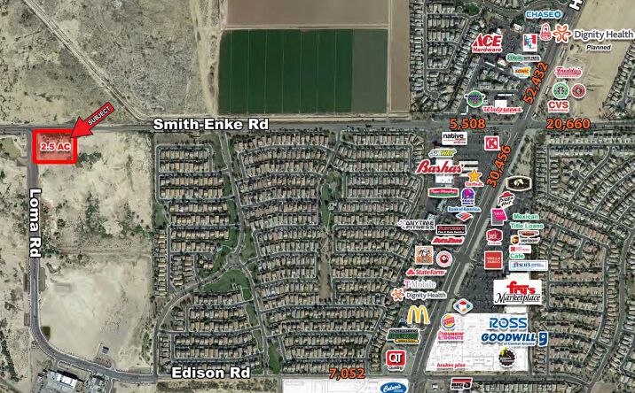 Pictures of Land property located at SEC of Smith-Enke Rd and Loma Rd, Maricopa, AZ 85139 for lease - image #1