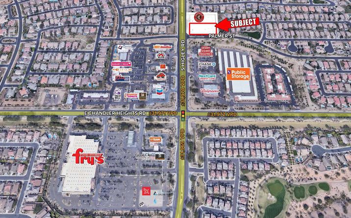 Pictures of Retail, Land property located at NNEC - Chandler Heights Rd & Higley Rd, Gilbert, AZ 85298 for lease - image #1
