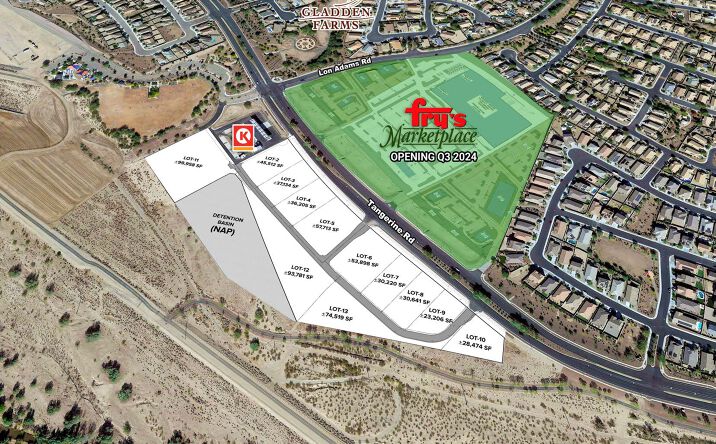 Pictures of Retail, Land property located at Tangerine Rd & Lon Adams Rd, Marana, AZ 85653 for lease - image #1