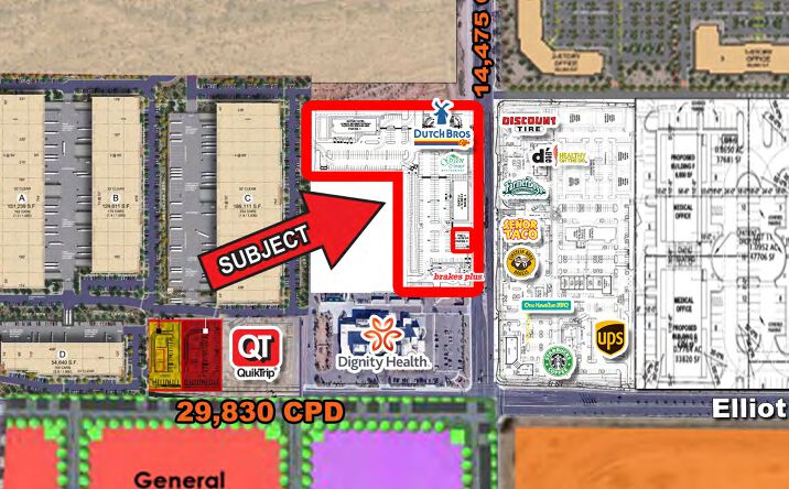 Pictures of Retail property located at Elliot Road & Ellsworth Road, Mesa, AZ 85212 for lease - image #1