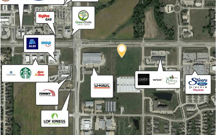 Pictures of Retail, Industrial property located at 1250 Hickman Rd, Waukee, IA 50314 for lease - image #1