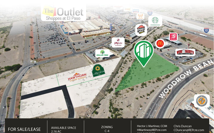 Pictures of Land property located at Woodrow Bean Transmountain Dr, El Paso, TX 79932 for lease - image #1