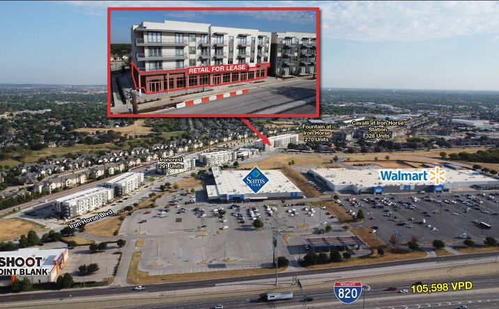 Pictures of Retail property located at 6300-6400 Iron Horse Blvd., North Richland Hills, TX 76180 for lease - image #1