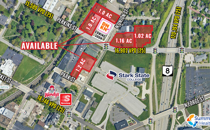Pictures of Land property located at 110 N Union St, Akron, OH 44304 for lease - image #1