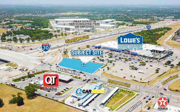 Pictures of Retail, Land property located at SEC Interstate 30 & N Galloway Ave, Mesquite, TX 75150 for lease - image #1