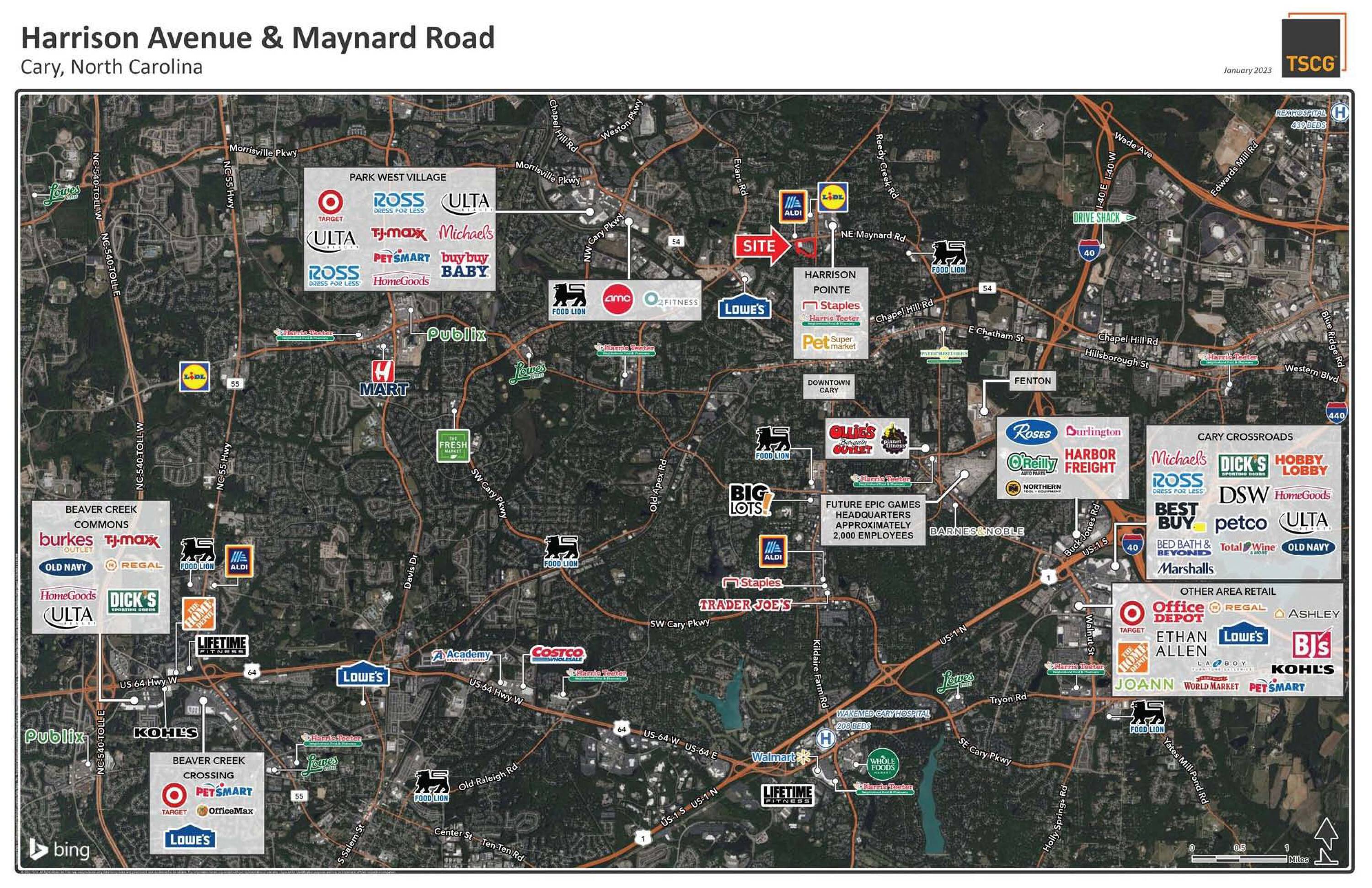 Maynard Rd & Harrison Ave, Cary, NC 27513 Retail Space for Lease