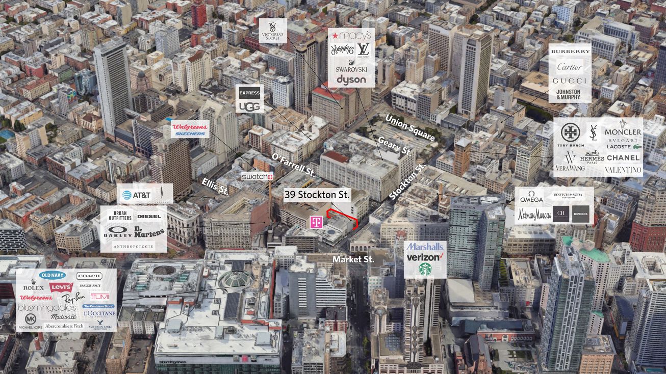 39 Stockton St, San Francisco, CA 94108 Retail Space for Lease