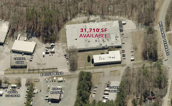 Pictures of Industrial property located at 1500 E Club Blvd, Durham, NC 27704 for lease - image #1