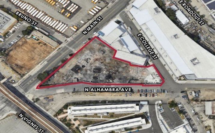 Pictures of Industrial, Land property located at 1033 Alhambra Avenue, Los Angeles, CA 90012 for lease - image #1
