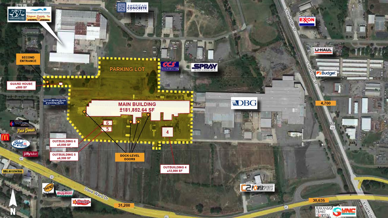 Pictures of Industrial property located at 600 Dave Ward Dr, Conway, AR