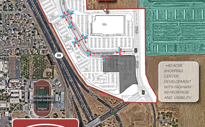 Pictures of Retail property located at Highway 99 S & Simmerhorn Rd, Galt, CA 95632 for lease - image #1