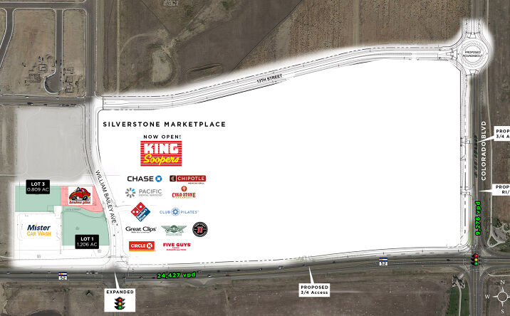 Pictures of Land property located at NWC Highway 52 & William Bailey Avenue, Frederick, CO 80514 for lease - image #1