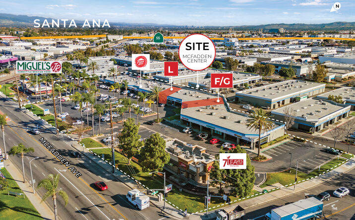 Pictures of Retail property located at 1700 E McFadden Ave, Santa Ana, CA 92705 for lease - image #1