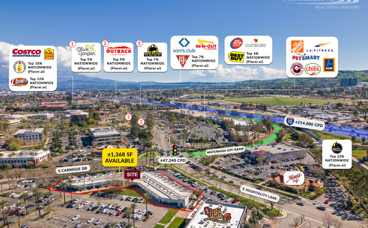 Pictures of Retail property located at 420 E Hospitality Ln, San Bernardino, CA 92408 for lease - image #1