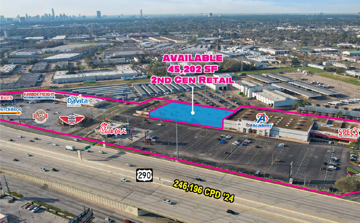 Pictures of Retail property located at 11077 Northwest Fwy, Houston, TX 77092 for lease - image #1