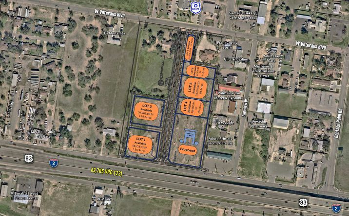 Pictures of Land property located at 401 W Palma Vista Dr, Palmview, TX 78572 for lease - image #1