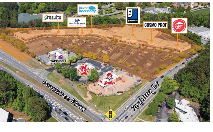 Pictures of Retail property located at 5450 Peachtree Pkwy, Peachtree Corners, GA 30092 for lease - image #1