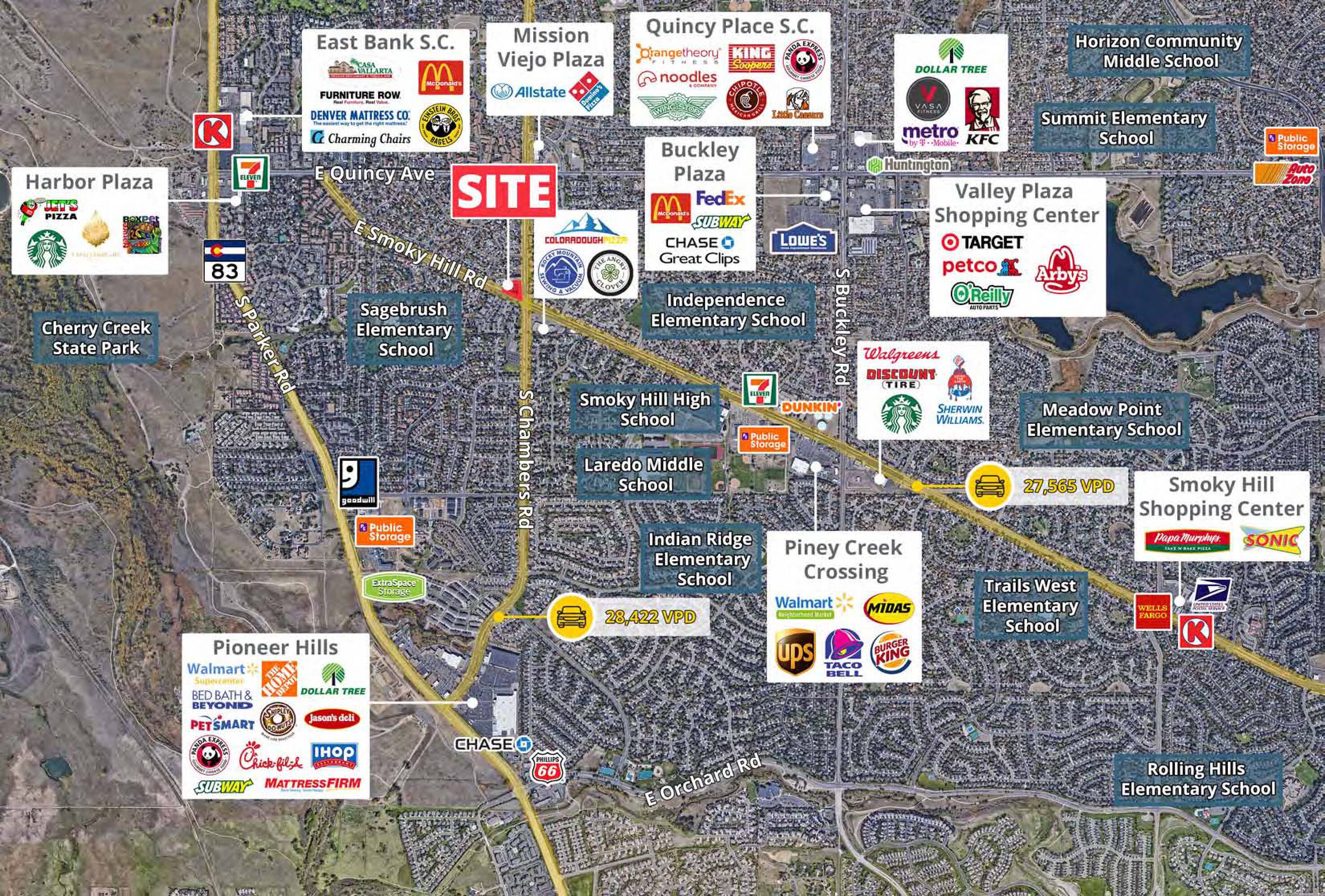 E Smoky Hill Rd & S Chambers Rd, Aurora, CO 80015