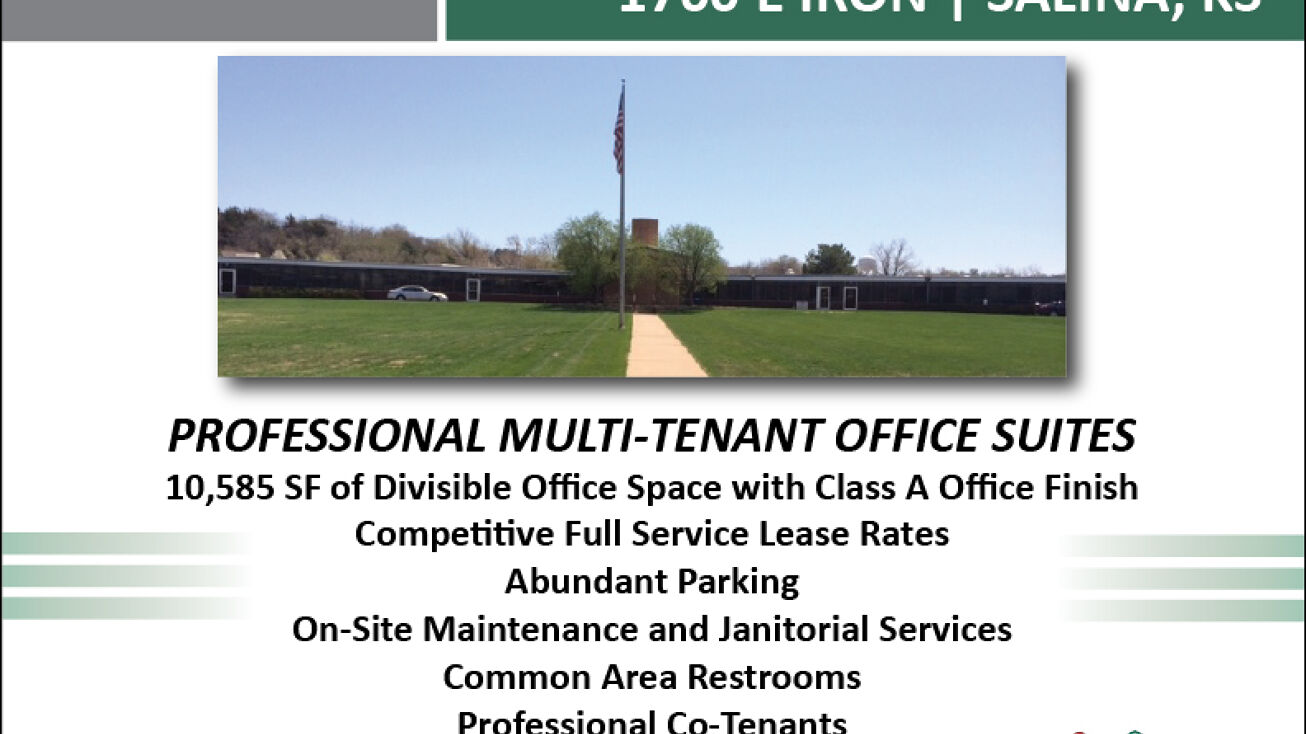1700 E Iron Ave, Salina, KS 67401 Office Space for Lease Board of Trade Building