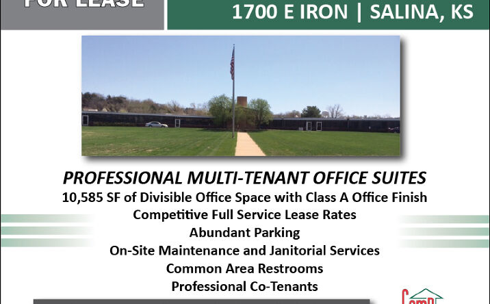Pictures of Office property located at 1700 E Iron Ave, Salina, KS 67401 for lease - image #1