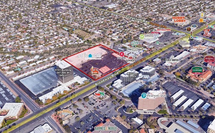 Pictures of Retail, Land property located at WNWC Broadway Blvd & Craycroft Rd, Tucson, AZ 85711 for lease - image #1